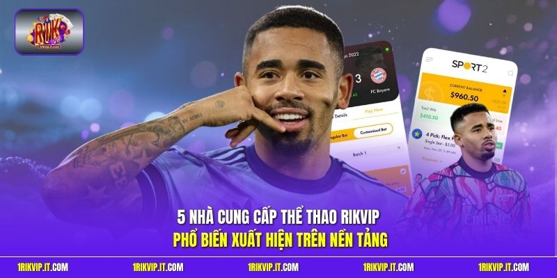 5 nhà cung cấp thể thao Rikvip phổ biến xuất hiện trên nền tảng